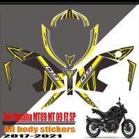 ☸◐℗ Tank Pad Protector For Yamaha MT09 MT 09 FZ SP Stickers Fairing Motorcycle Knee Decal Fender Windshield 2017 2018 2019 2020 2021