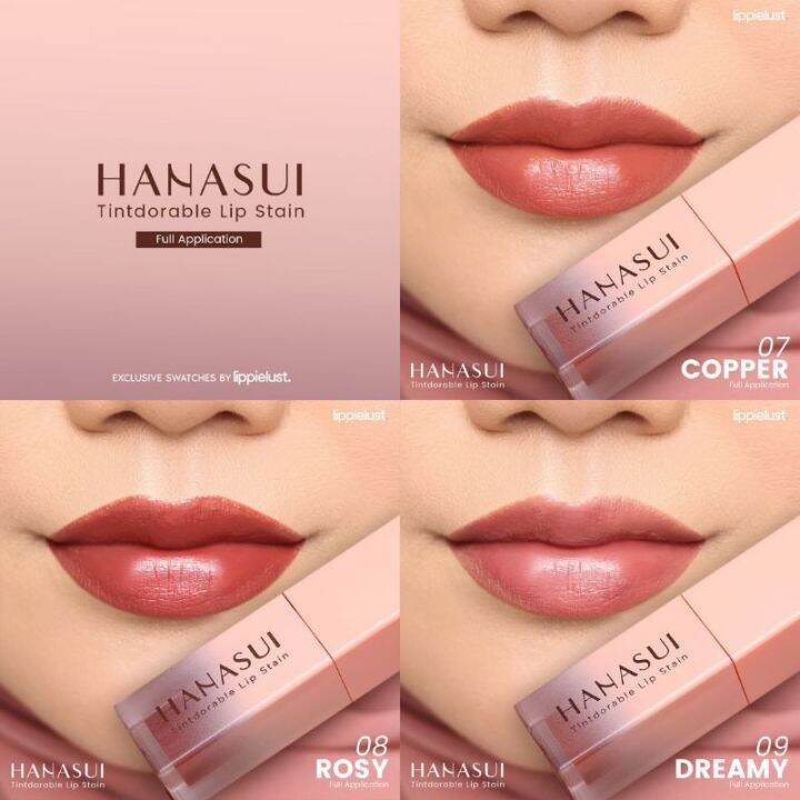 Lip Tint HANASUI Tintdorable Lip Stain Liptint (BPOM) Lipstik Lazada
