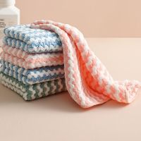 5PCS Microfiber Cleaning Cloth Dish Towels Double-Sided Dish Drying Towels Reusable Household Cleaning Cloths for House Table