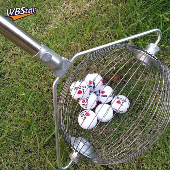 WBStar Telescopic Golf Tennis Ball Rolling Picker Grabber Retriever