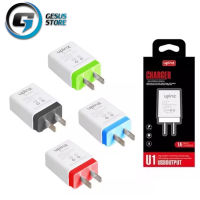 หัวชาร์จเร็ว USB UPINZ Adapter 5V-1A รุ่น U1 หัวชาร์จ 1 ช่อง ของแท้ 100% รับประกัน1ปี BY GESUS STORE