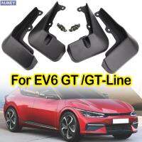 ชุดรถ Mudflaps สำหรับ Kia EV6 GT-Line GT Line CV EV 2021 2022 2023 Mud Flaps Splash Guard Mudguards ด้านหน้าด้านหลัง Molded