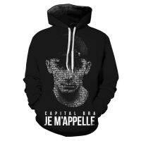 Rapper CB6 Printed Hoodies Men Woman 3D Black Hoodie Brand Sweatshirts Boy Capital Bra Pullovers Tracksuits Animal Streetwear