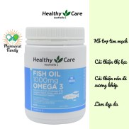 Healthy Care Fish Oil 1000Mg Omega 3 Hàng Úc, 400 Viên