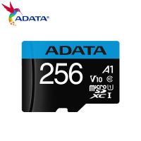 ต้นฉบับ ADATA Micro การ์ด SD 256GB 128GB 64GB 32GB แฟลชการ์ด16GB A1การ์ดความจำคลาส10บัตร TF สูงสุด100เมกะไบต์/วินาทีสำหรับโทรศัพท์