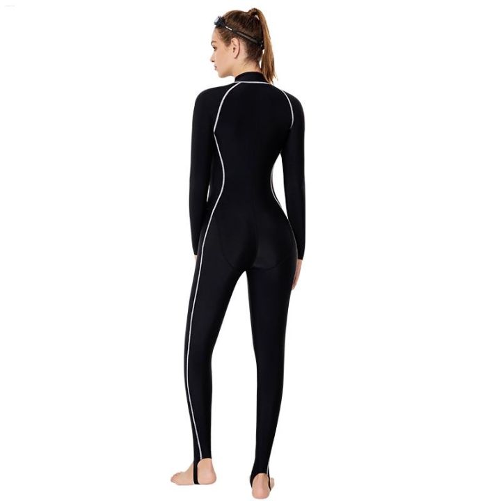 yingfa-ชุดว่ายน้ำสตรีแบบชิ้นเดียวสำหรับเต็มรูปแบบ-กางเกงขายาวชุดคุณแม่การดำน้ำตื้นสีชุดเล่นกระดานโต้คลื่น2023