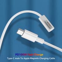 USB C PD 100W Quick Charge Cable Fast Charging Cord Converter For Apple MacBook Air/Pro Type C to Magsafe 1/2 Cable Cord Adapter