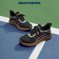 Skechers สเก็ตเชอร์ส รองเท้า ผู้ชาย BOBS Geo Shoes - 118171-BKMT