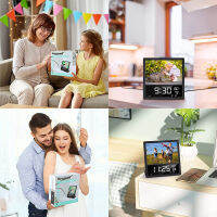 V9D การรั่วไหลบริสุทธิ์ ！ ส่งออกไปยังสหรัฐอเมริกา ！ กรอบรูปตั้งโต๊ะอเนกประสงค์ LED นาฬิกาปลุกดิจิตอล FM เทปวิทยุ