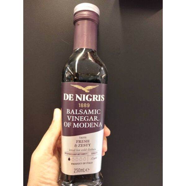 🌿Import for U🌿 De Nigris Balsamic Vinegar น้ำส้มสายชูหมักองุ่น25ไวท์อี