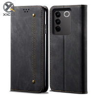 XICCI เคสโทรศัพท์กระเป๋าสตางค์สำหรับ Vivo V27 5G/V27 Pro 5G/V27E 4G หนัง360แม่เหล็กย้อนยุคช่องเงินฝาหลัง