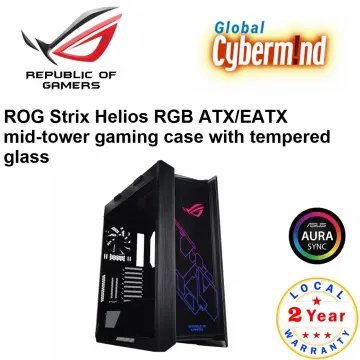 Refurbished: ASUS ROG Strix Helios GX601 EVA EDITION Black ATX Mid Tower  Computer Case (GX601 ROG STRIX HELIOS EVA EDITION) 