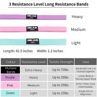 “：】、‘ Long Booty Band Hip Circle Loop Resistance Band Workout Exercise For Legs Thigh Glute Butt Squat Non-Slip Design