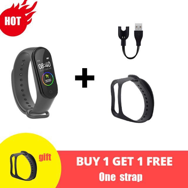 m4-smart-silicone-watchs-sport-wristbands-for-women-led-screen-fitness-traker-bluetooth-waterproof-lady-watchs-sports-strap