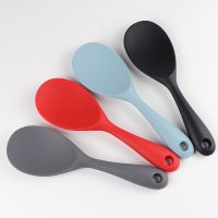 1Pcs Silicone Non-stick Pan Rice Spoon Cooking Tools Food Grade Silicone Household Rice Shovel Cooking Tools Kitchen Accessories