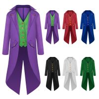 [May hot] 2023wish new European and medieval retro mid-length punk tuxedo Liuyi childrens performance costume spot