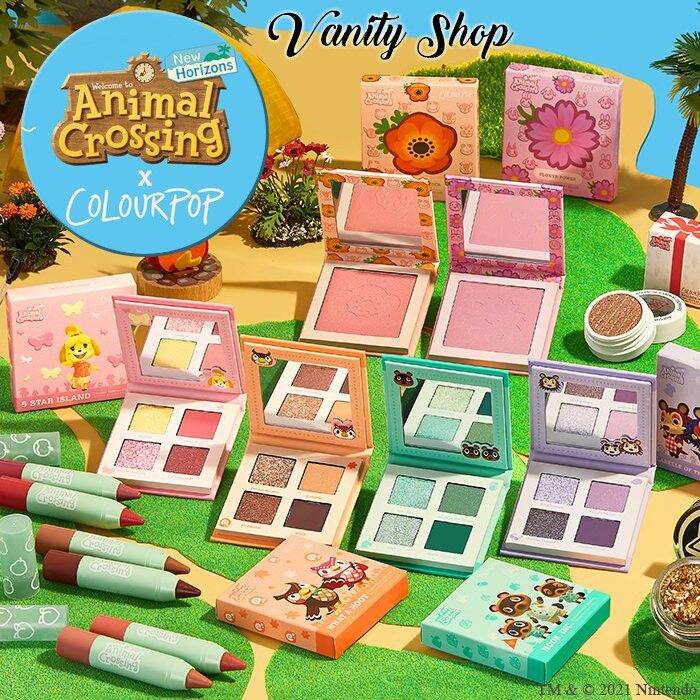 Colourpop Animal Crossing Collection Eyeshadow Palette Blush Lip Tint