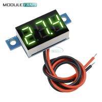 Digital Voltmeter 0.36" 0.36 Inch Digital Tube 2 Wires LED Panel Meter Mini Lithium Battery DC 3.3V - 17V Red/Blue/Green/Yellow