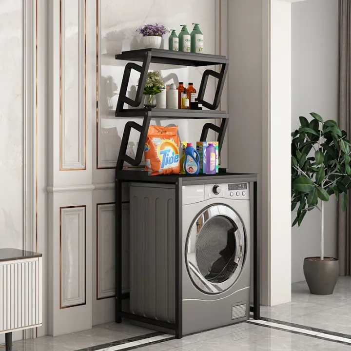 Washing Machine Rack Bathroom Shelf Storage Balcony Washing
