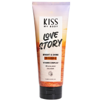 Kiss My Body โลชั่นน้ำหอม กันแดด SPF30 PA++ คิสมายบอดี้ Bright &amp; Shine Lotion 200 g. (มีให้เลือก 6 กลิ่น)