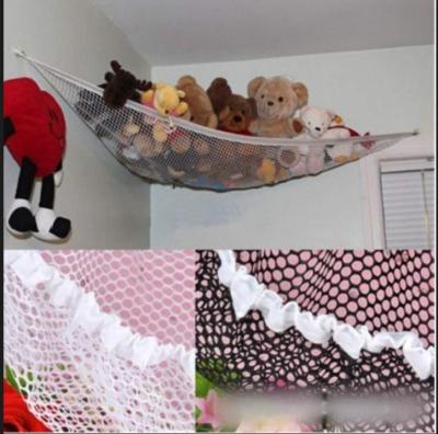 Hollow Mesh Children 39;s Toy Hammock Kids Stuffed Animals Net Holder Corner Storage Baby Shower Bag Hanging Bedroom Bath Organizer