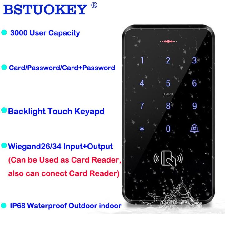 ปุ่มกดควบคุมการเข้าออกที่กันน้ำ-ip68ระบบสัมผัสกลางแจ้งระบบควบคุมการเข้าออกด้วย-rfid-กุญแจล็อคแบบอิเล็กทรอนิกส์125khz