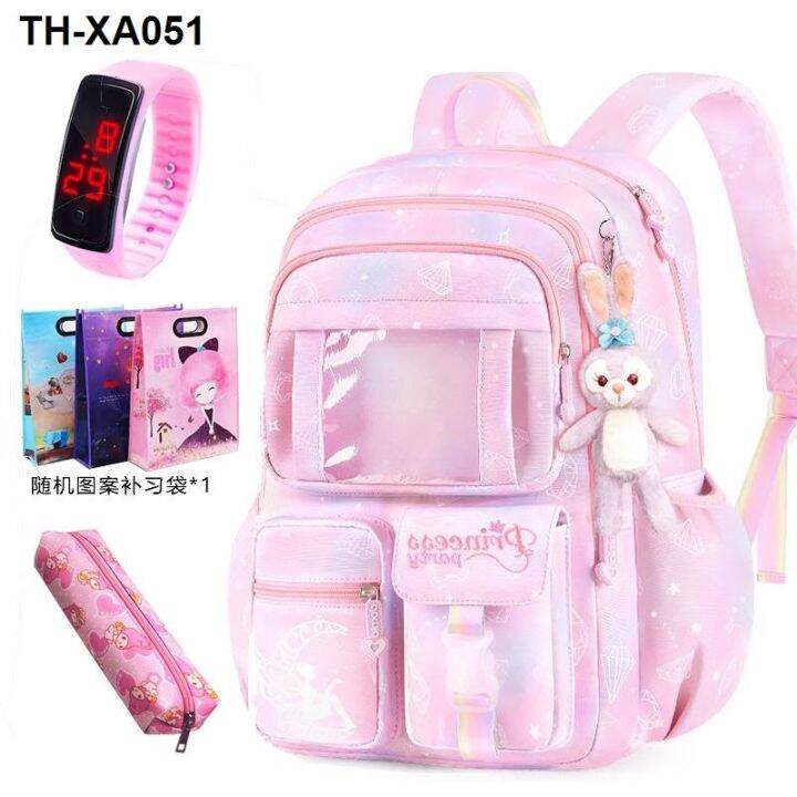 new-primary-school-students-schoolbags-for-grades-one-two-to-six-large-capacity-girls-cute-high-value-junior-high-backpacks