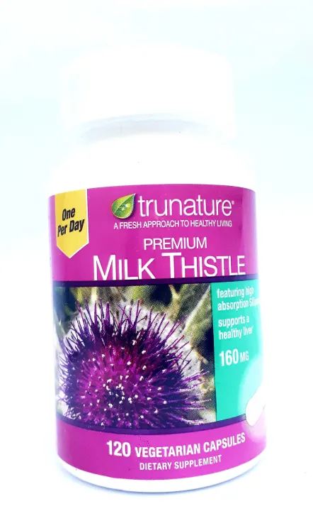 Trunature Premium Milk Thistle 160 Mg 120 Vegetarian Capsules TRUNATURE MILK THISTLE 160 MG 120 VEGETARIAN CAPSULES) DIETARY