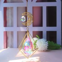 NEW Crystal Wind Chime Sun Prisms Glass Chandelier Pendant Sun Catchers Hanging Drop For Outdoor Indoor Garden Windchimes