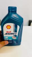 Woww สุดคุ้ม น้ำมันเครื่องShell Advance4T 10W-40(เขียว)กึ่งสังเคราะห์ ขนาด 1ลิตร ราคาโปร น้ํา มัน เครื่อง สังเคราะห์ แท้ น้ํา มัน เครื่อง มอเตอร์ไซค์ น้ํา มัน เครื่อง รถยนต์ กรอง น้ำมันเครื่อง