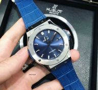 Đồng hồ nam nữ Hubblot xanh navy máy cơ 100% cao cấp A+ sz 40 42 hộp da + kèm ảnh thật (Luxury Watches) thumbnail