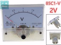 1ชิ้น85c1 1V 2V 3V 5V 10V 20V 30V 50V 75V เข็ม Dc แบบอนาล็อกแผงมิเตอร์โวลต์มิเตอร์