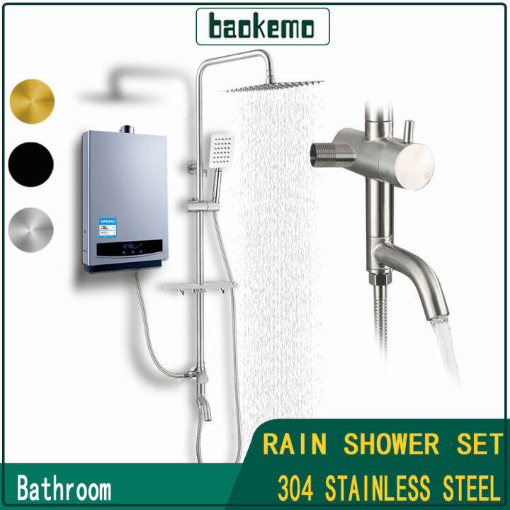 Instant Water Heater Rain Shower Set two function shower set connect to