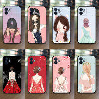 เคสกันกระแทก iphone 14 ลายผู้หญิง สินค้าคุณภาพ TPU