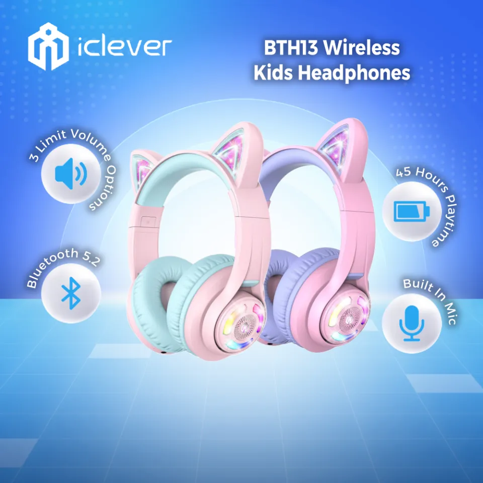 iClever Cat Ear Bluetooth Headphones BTH13