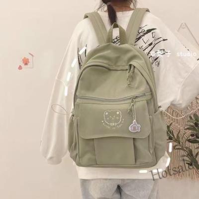 【hot sale】◑♛ C16 【RainbowHouse】 College School bag Korean style Womens nylon Harajuku ulzzang Backpack Travel Bag