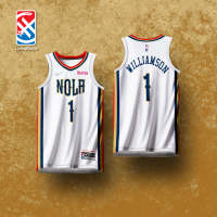 นิวออร์ลีนส์ PELICANS WILLIAMSON CITY EDITION JERSEY Basket ปรับแต่งชื่อและหมายเลขได้ฟรี