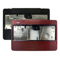 ใหม่สำหรับ Inspiron 14 N4040 N4050 Series palmrest Upper Case C พร้อมทัชแพดสีแดงสีดำ