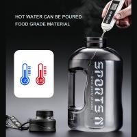 【CW】✠◊✠  2.7 Liter Sport Bottle with Large Bottles Training Cup Scale BPA