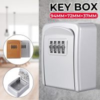 [Jkkdddgl 689] Caja De Aleación Zinc Montada En La Pared Cerradura De Llave Resistente A La Inperitime Combinación 4 Dígitos Almacenamento De Llaves Cerradura De Seguridad ภายในอาคารภายนอกอาคาร