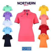 เสื้อโปโลหญิง คอปกเรียบ Grand sport 12795  POLO สีล้วน ใส่สบาย Polyester 100%