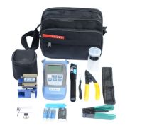 ☃✼ FTTH Fiber Optic Tool Kit for Installing Fast Connector and Fiber Optic Drop Cable 10km visual fault locator