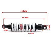 310Mm Motorcycle Rear Shock 310 Absorber Damping Adjustable Dirt Pit Bike After The Shock For BSE T8 Kayo CRF KLX YZF