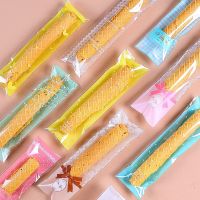 LBSISI Life 100pcs Finger Biscuit Cookie Bags White Lace Long Plastic Gift DIY Kraft Card Packaging Cupcake Self Adhesive Bag