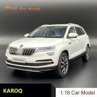 KAROQ โมเดลรถยนต์1:18 Original เซี่ยงไฮ้ Volkswagen Skoda KAROQ รถโลหะผสมรุ่น