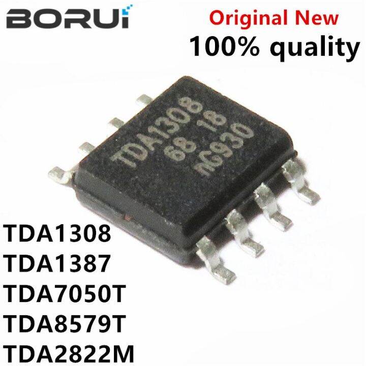 10 Buah TDA1308 SOP-8 TDA 1308 TDA1308T SOP TDA1387 TDA1387T TDA7050T ...