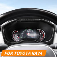 Central Control Dashboard แผงกรอบคาร์บอนไฟเบอร์สติกเกอร์ตกแต่งดัดแปลงอุปกรณ์เสริมสำหรับ Toyota RAV4 2020 2021