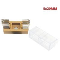 10Pcs Welding Linked Transparent Covered Fuse Holder For 5x20mm /6x30mm Glass Tube Fuse