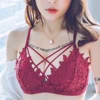 【Ready Stock】 ❆ C15 [ny]Wireless Ultimate Lace Push Up Bra Embellished for Womens Underwear