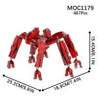 MOOXI ภาพยนตร์รูปการกระทำอิฐที่สามารถเคลื่อนย้ายมอนสเตอร์รุ่นประกอบเข้ากันได้หน่วยการสร้างชุดของเล่นสำหรับเด็ก DIY ของขวัญ MOC1179